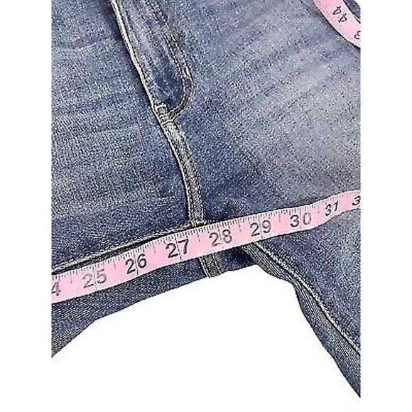 Just Black Denim Dark Wash Distressed Skinny Jeans Womens 25 - Picture 7 of 7